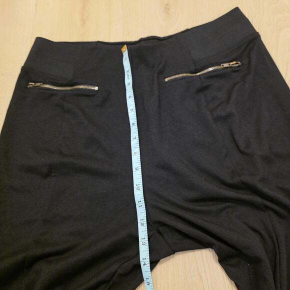 ModCloth Black Stretchy Skinny Elastic Waist Pull On Sleek Dress Pants Size 1X - Picture 6 of 8